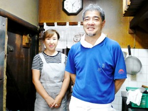 京都三条会商店街｜杉市仕出し店の店主と奥様