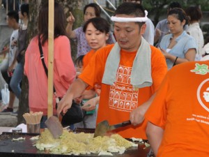 三条会屋台村2014｜焼きそば